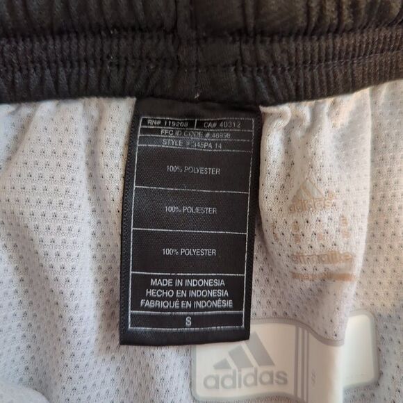 Adidas Black White Race Day Running Shorts 2.5" Drawstring Cross Country Track - Picture 4 of 6